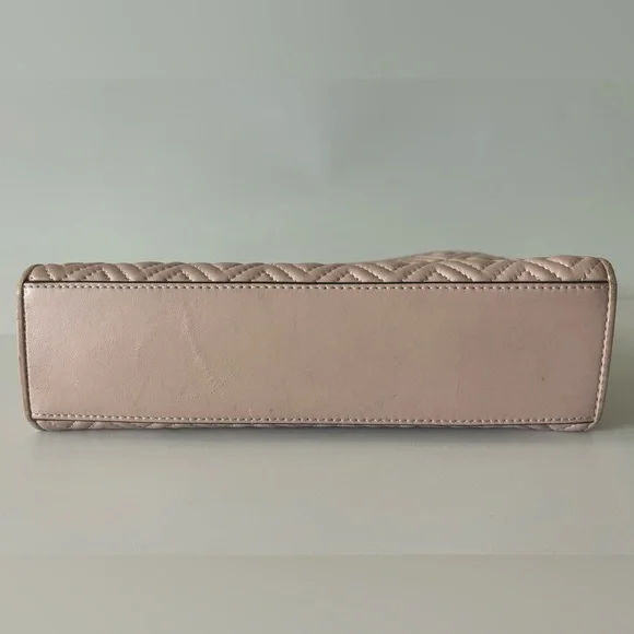 TORY BURCH Fleming Shell Pink Leather Convertible Shoulder Bag $498+ - Picture 9 of 12